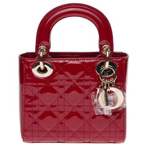 mini lady dior patent leather|mini Lady Dior handbags.